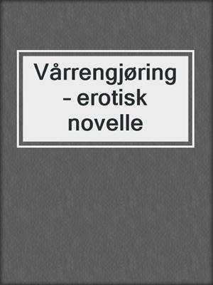 cover image of Vårrengjøring – erotisk novelle