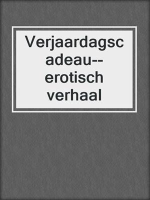 cover image of Verjaardagscadeau--erotisch verhaal