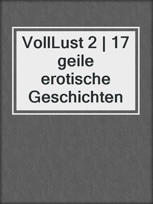 cover image of VollLust 2 | 17 geile erotische Geschichten