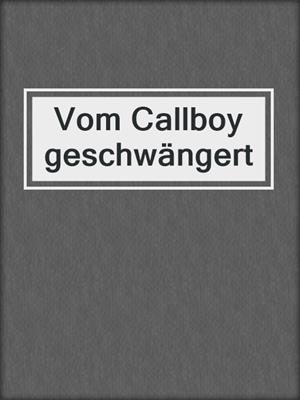 cover image of Vom Callboy geschwängert