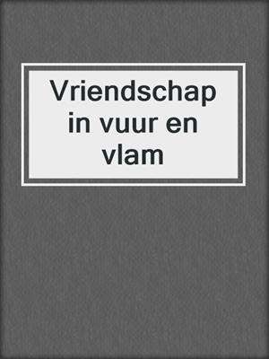 cover image of Vriendschap in vuur en vlam