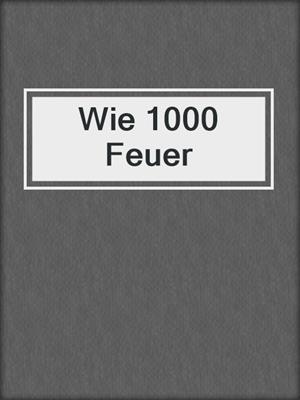 cover image of Wie 1000 Feuer