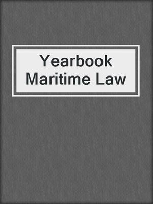 Yearbook Maritime Law