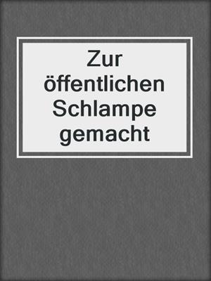 cover image of Zur öffentlichen Schlampe gemacht